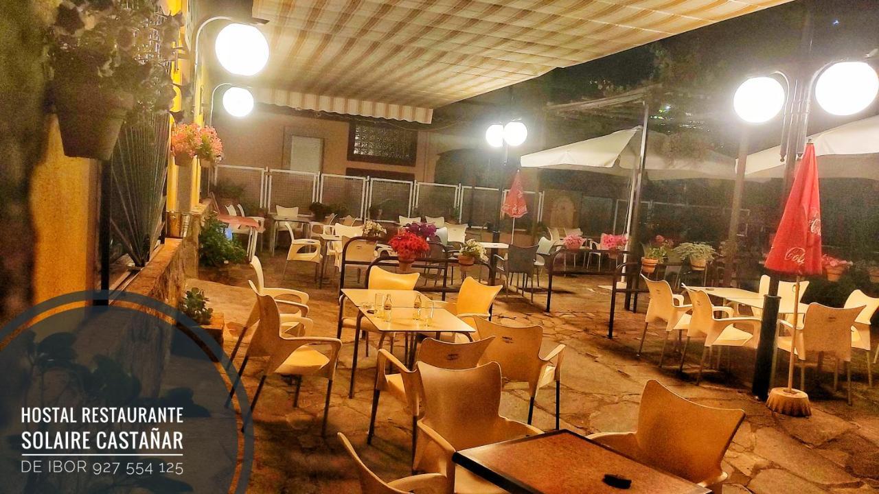 Hostal Restaurante Solaire Castañar de Ibor Exterior foto