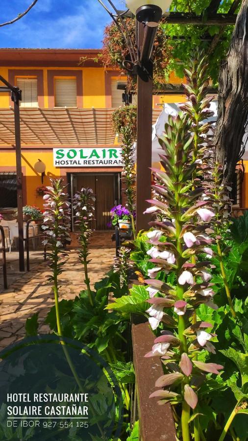 Hostal Restaurante Solaire Castañar de Ibor Exterior foto