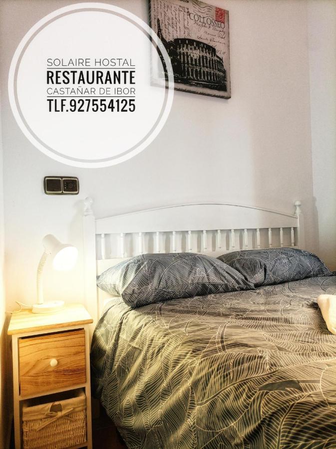 Hostal Restaurante Solaire Castañar de Ibor Exterior foto